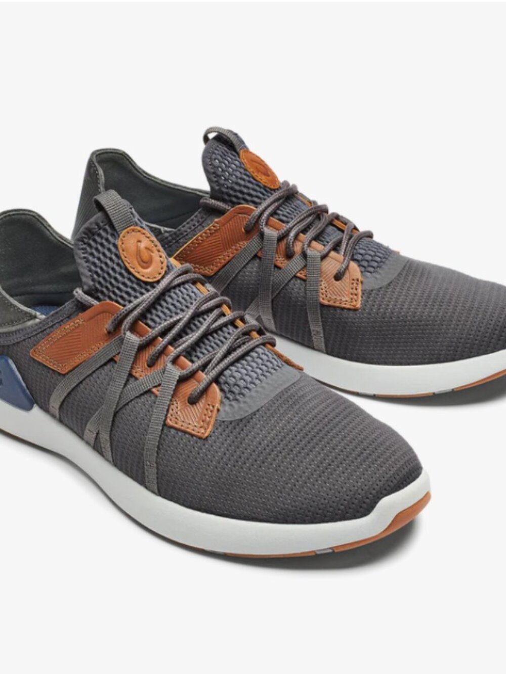 Olukai Mio Lī Sneakers - Size 11.5 - Pavement / Vintage Indigo - Like new!